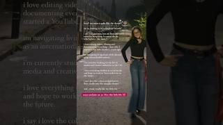 sharing my little life with you #littlelife #aboutme #creator #fashion  #livingabroad #university