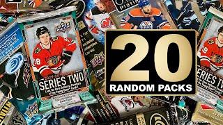 Plucking Box Hits! - Opening 20 Random Packs Of Hockey Cards #16