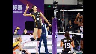 把排球打成艺术 朱婷瓦基弗银行惊艳处理球集锦 | ZhuTing | Turkish Women's Volleyball League2017/18