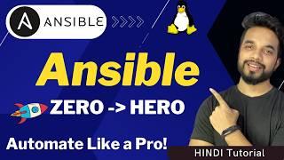 ANSIBLE Course For Beginners in One Video 2024  [HINDI] | MPrashant