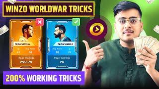 Winzo World War Winning Trick | 200% Working Trick ! 2025 Today | Winzo me world war kaise jeete