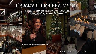 Carmel by the Sea Vlog | La Playa Hotel room tour & everything we ate - including La Bicyclette!