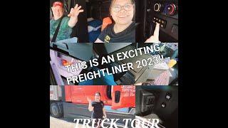 TRUCK TOUR: NEW FREIGHTLINER MODEL 2024||CRETE CARRIER||PINAY TRUCKER WIFE#viral #mabelthumma