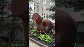 Spring Shape at Talbot Street in London, Ontario Canada #londonontario #spring #sculpture #travel