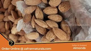 Almond Salted & Roasted | Zafran Naturals