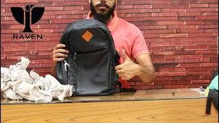 RAVEN Leather Backpack for Men and Women from Dhaka Bangladesh