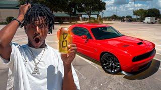 THIS DRINK GAVE ME ROAD RAGE IN MY DODGE CHALLENGER 392 SCAT!