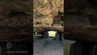 Walk inside massive blown up WW2 German gun bunker near Cayeux-sur-Mer, France #dday80 #ww2 #history