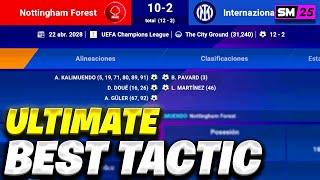 The ULTIMATE TACTIC of Soccer Manager 2025  Win like a PRO
