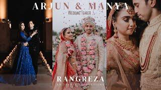 Rangreza | Arjun & Manya | Wedding Teaser | KB STUDIO PRODUCTIONS | The Roseate New Delhi