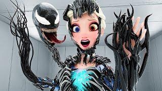 Elsa Frozen - Venom Transformation!