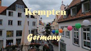 Deutsche alte Stadt Kempten in Bavaria, Germany´s oldest town, the best scenes you have to see