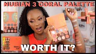 Juvia's Place Nubian 3 coral palette: 3 looks 1 palette Multiple swatches |ACCRA 330 VS KAMPALA 340