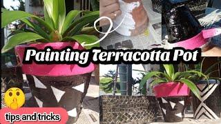 Best and Easy Way To Paint Terracotta Pot_DIY Painted Plant Pot Tutorial | Painting Pot Gallery