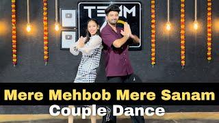 Mere Mehboob Mere Sanam easy couple dance #weddingdancechoreography #coupledance