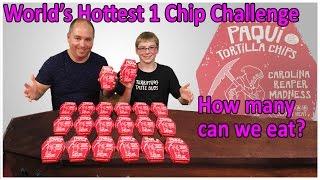 World's Hottest One Chip Challenge ... how many can we eat? : Crude Brothers