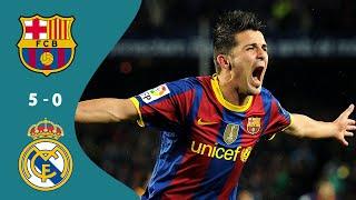 ملخص مباراة برشلونة وريال مدريد 5-0  زمن تيكي تاكا  دوري الإسباني 2010 جنون عصام الشوالي