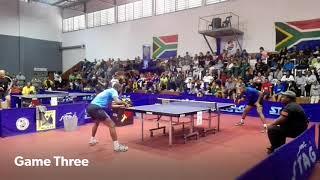 South African Open Table Tennis Championships 2019. Men's Singles Semi Final 1.