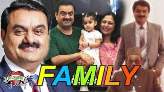 Gautam Adani Family With Parents, Wife, Son & Brother