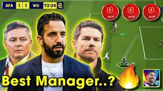 100% Best Quick Counter Manager In eFootball 2025  !! Xabi Alonso or Ruben Amorim or..? 