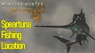 Monster Hunter Wilds speartuna location guide, how to catch a speartuna