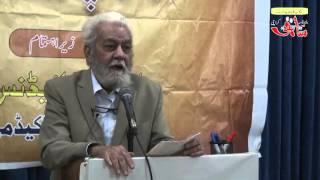 Athar Hashmi speaking at Writers workshop 2016