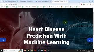 Heart Disease Prediction With Machine Learning | Python Final Year IEEE Project