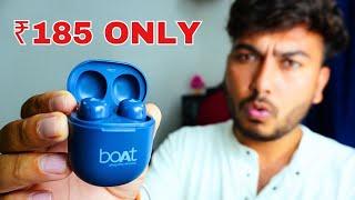 I Bought Boat Airdopes 381 : Only Rs.185 | Best Earbuds 2024