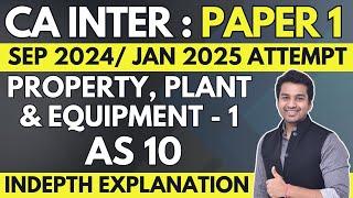 Ch 5 Unit 2 | AS 10 Property, Plant & Equipment | CA Inter Advanced Accounting | CA Parag Gupta