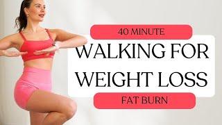 40 MIN METABOLIC WALKING EXERCISES FOR WEIGHT LOSS- No Jumping | Standing | Walk at Home Workout