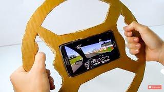 Gaming Steering Wheel Out of cardboard | Mr. Thinker