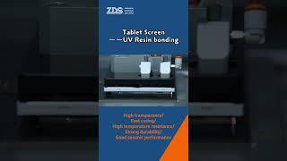 Flawless Tablet Screen Bonding with ZDS™ UV Resin Rapid Cure, High Clarity & Tough Durability!