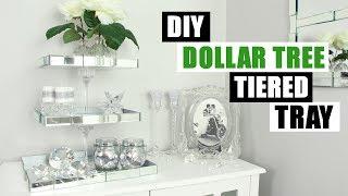 DIY DOLLAR TREE MIRROR DECOR TRAY | Glam Home Decor Idea