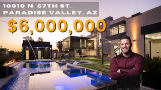 Touring a $6,000,000 Modern Mansion in Paradise Valley, AZ : 10019 N. 57th St.