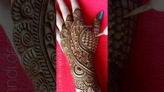 Stylish backhand mehndi design | easy mehandi #shorts #short #mehndi #mehandi #mehndidesign