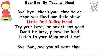 Bye-Bye Song! By Teacher Ham