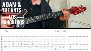 Los Rancheros Adam & The Ants Guitar Lesson (Guitar Tab)