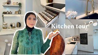 جولة في المطبخكيفية استغلال المساحات الصغيرة kitchen tour