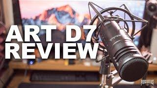 Art D7 Large Diaphragm Dynamic Mic Review / Test