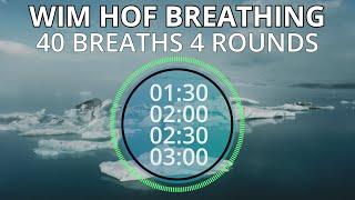 Wim Hof Guided Breathing Session - 4 Rounds Advanced No Talking