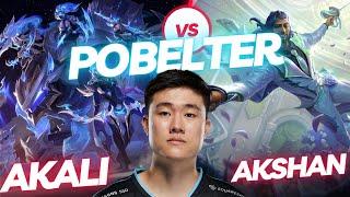 POBELTER | AKALI VS AKSHAN | MID GAMEPLAY | Patch 13.16 / Season 13 | #LeagueofLegends