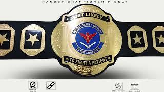 Creating a Custom Championship Belt #wrestling #wrestlingbelts #corporateawards