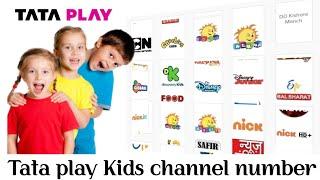 Tata Play kids channel number | Tata play Cartoon Network. Nick.Pogo.Sonic.Gubbare Channel Number