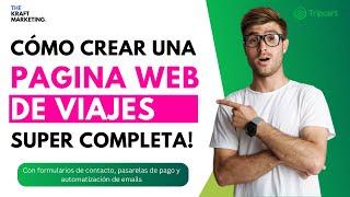 Como crear una pagina web de viajes. Como crear una pagina web agencia de viajes con Tripcart fácil!