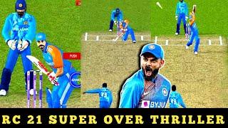 Real Cricket 21 Gameplay || IND vs SL Super Over || Real Cricket 21