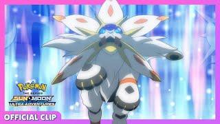 Nebby Evolves into Solgaleo! | Pokémon the Series: Sun & Moon—Ultra Adventures | Official Clip