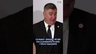 Predsjednik Milanović o slanju vojnika u NATO-ovu misiji pomoći Ukrajini: "Ja to neću potpisati"