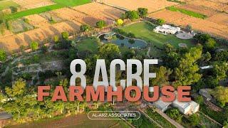 8 ACRE Luxury Farmhouse For Sale in Pakistan Lahore.