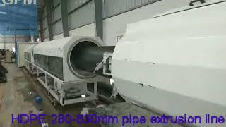 HDPE 630mm pipe extrusion line ---GPM MACHINERY