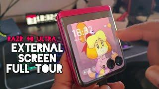 Motorola RAZR 40 ULTRA | External Screen Full TOUR